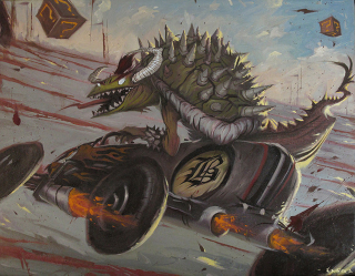 Illustration for article titled Mario Kart Never Looked This Wondrously Fearful And Insane